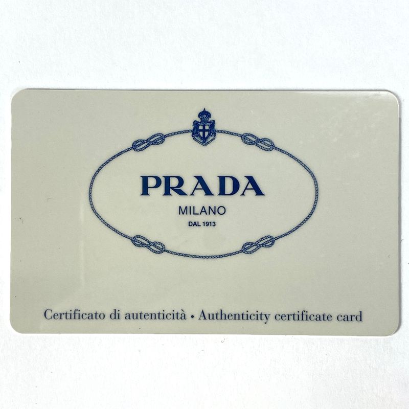 Prada Logo Handbag Shoulder Bag Handbag Leather Brown Women