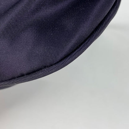Prada Logo Plate Shoulder Bag Mini Pouch One Shoulder Handbag Nylon Purple Women