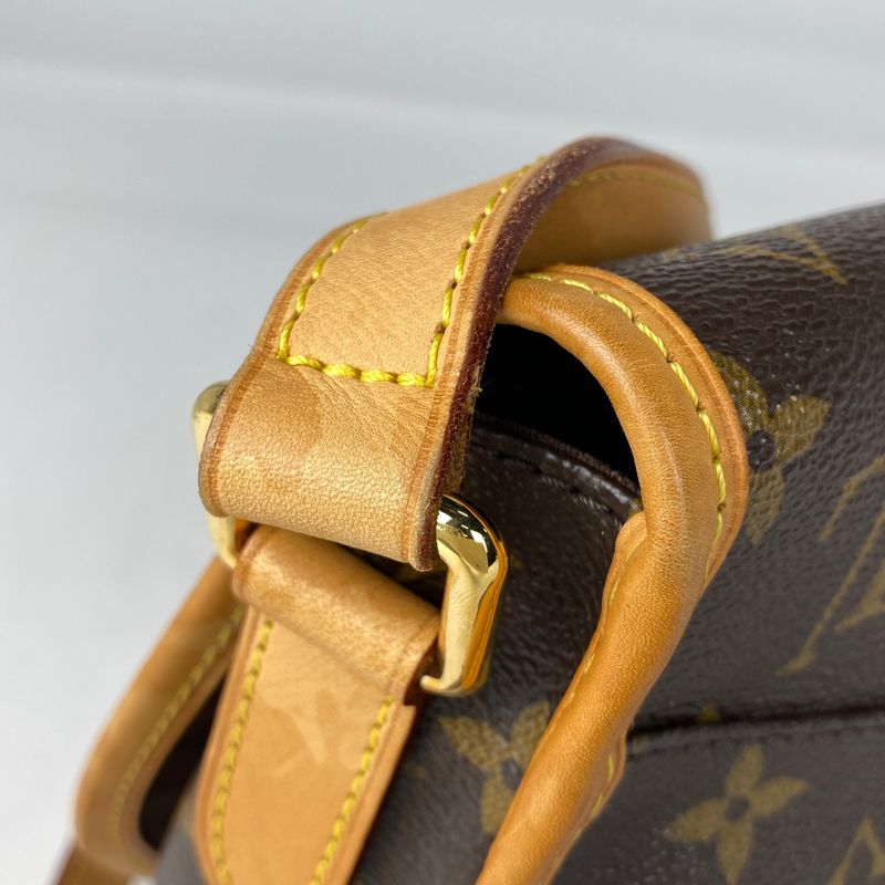 Louis Vuitton Menilmontane PM Crossbody Shoulder Bag Monogram Brown M40474 Women