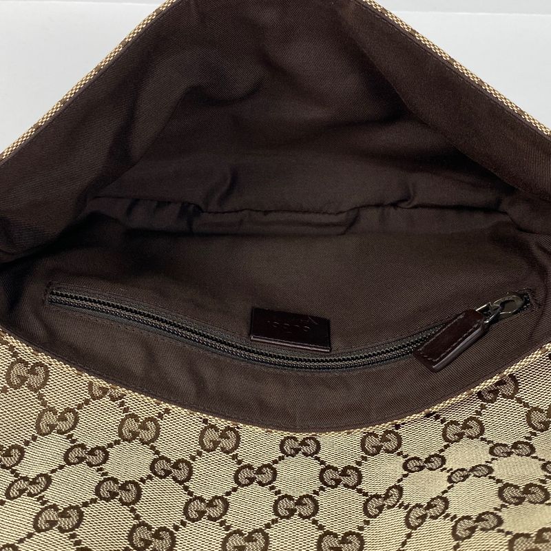 Gucci GG Pattern Waist Bag Body Bag GG Canvas Brown 145851 Women
