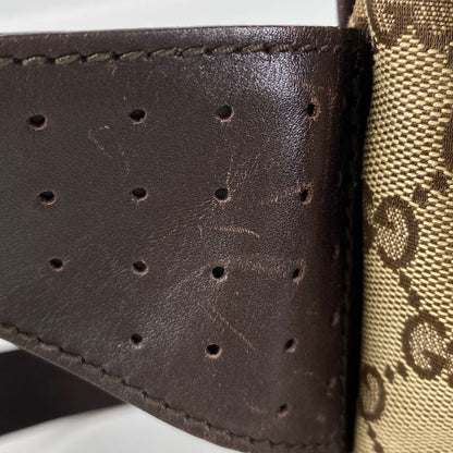Gucci GG Pattern Waist Bag Body Bag GG Canvas Brown 145851 Women
