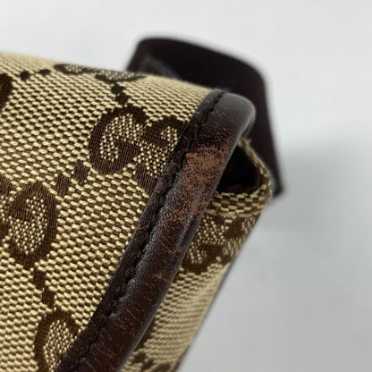 Gucci GG Pattern Waist Bag Body Bag GG Canvas Brown 145851 Women