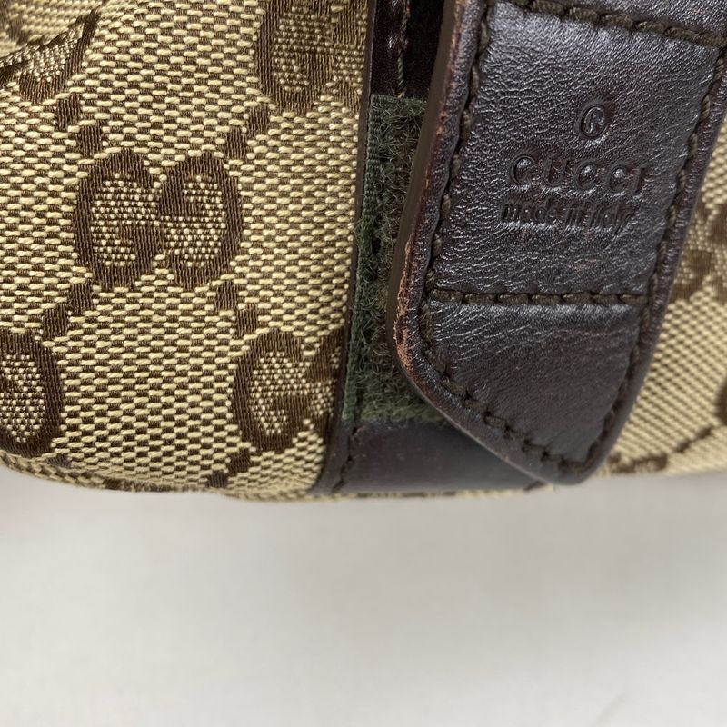 Gucci GG Pattern Waist Bag Body Bag GG Canvas Brown 145851 Women