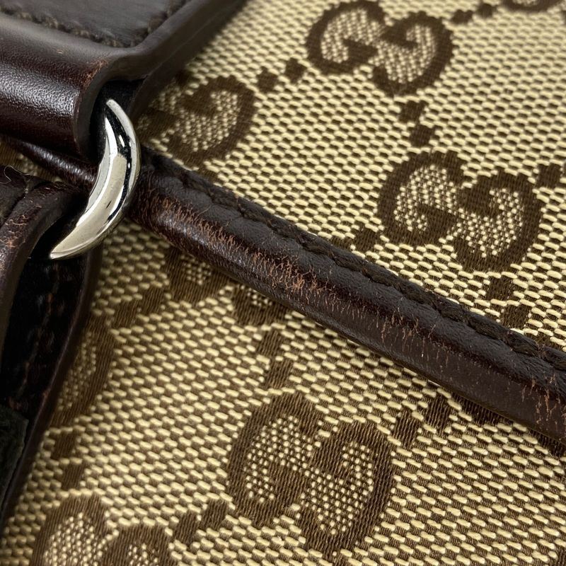 Gucci GG Pattern Waist Bag Body Bag GG Canvas Brown 145851 Women