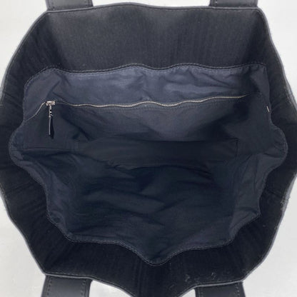 Hermes Acapulco Cabas Su MM Handbag H Logo Tote Bag Twirl Chevron Black Women