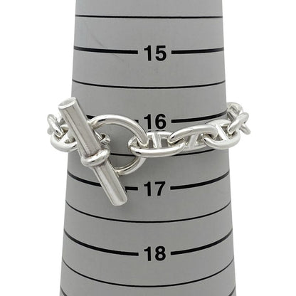 Hermes Chaine D'ancre PM 15frame Bracelet Silver 925 Silver Ladies