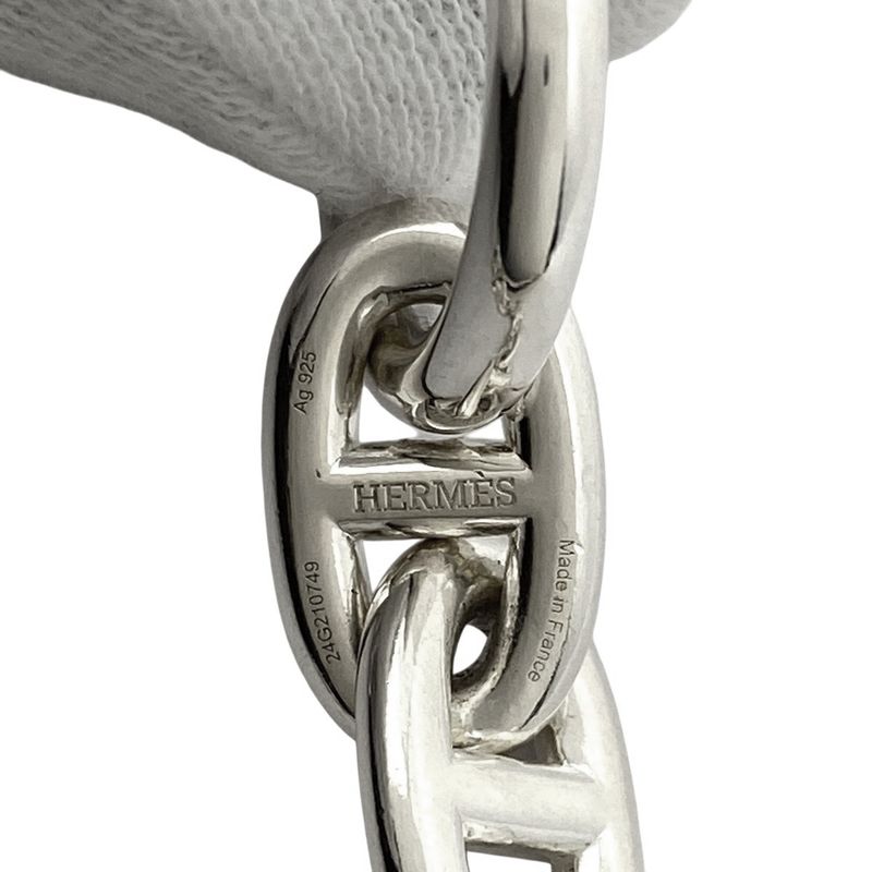 Hermes Chaine D'ancre PM 15frame Bracelet Silver 925 Silver Ladies