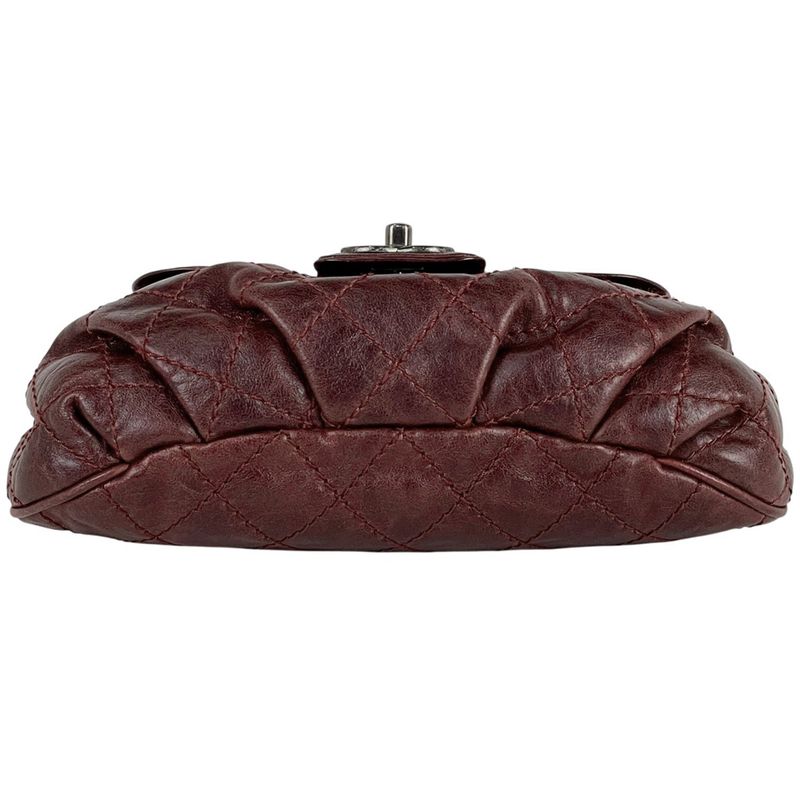 Chanel Coco Mark Chain Shoulder Bag Crossbody Wild Stitch Shoulder Bag Leather