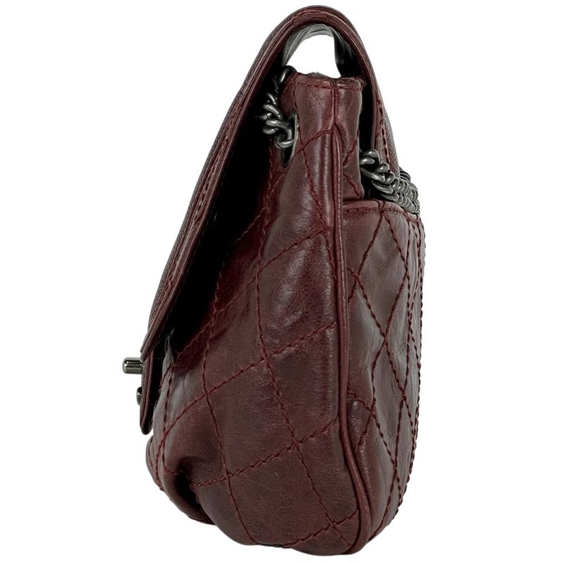 Chanel Coco Mark Chain Shoulder Bag Crossbody Wild Stitch Shoulder Bag Leather