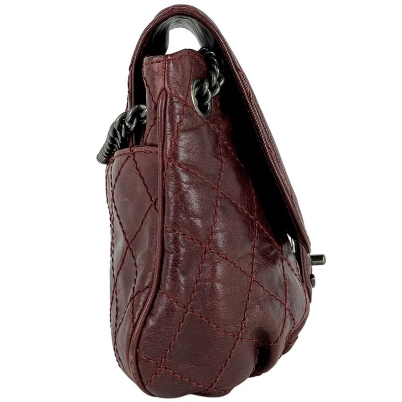 Chanel Coco Mark Chain Shoulder Bag Crossbody Wild Stitch Shoulder Bag Leather