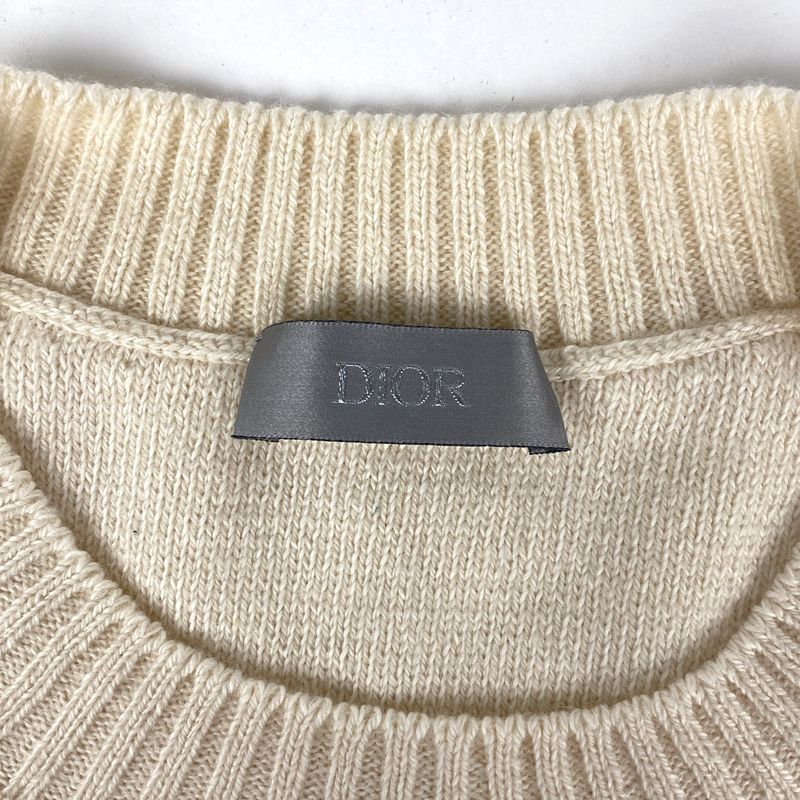 Christian Dior Jordan Wings Sweater Dior X Jordan Knit Long Sleeve Tops Sweater