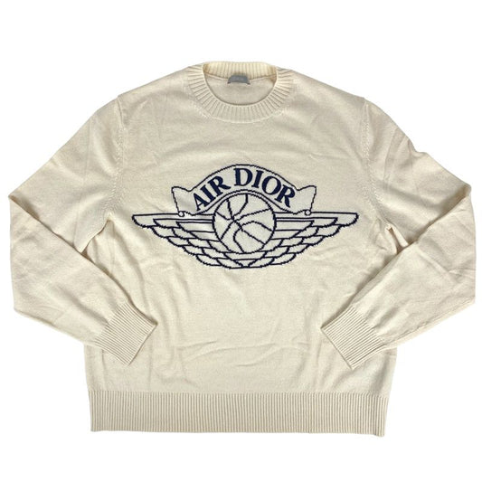 Christian Dior Jordan Wings Sweater Dior X Jordan Knit Long Sleeve Tops Sweater