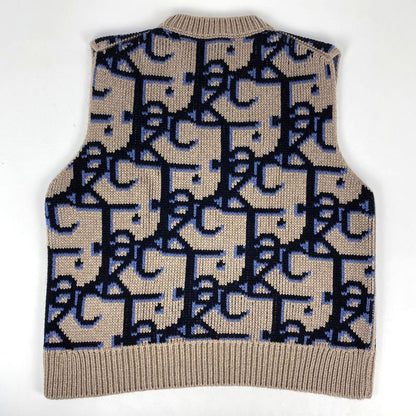 Christian Dior Cactus Jack Knit Vest Travis Scott Sweater Tops Vest Cashmere