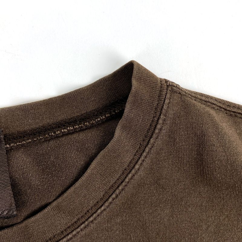 Prada Crew Neck Long Sleeve T-Shirt Cut and Sewn Men's Tops Cut and Sewn Cotton