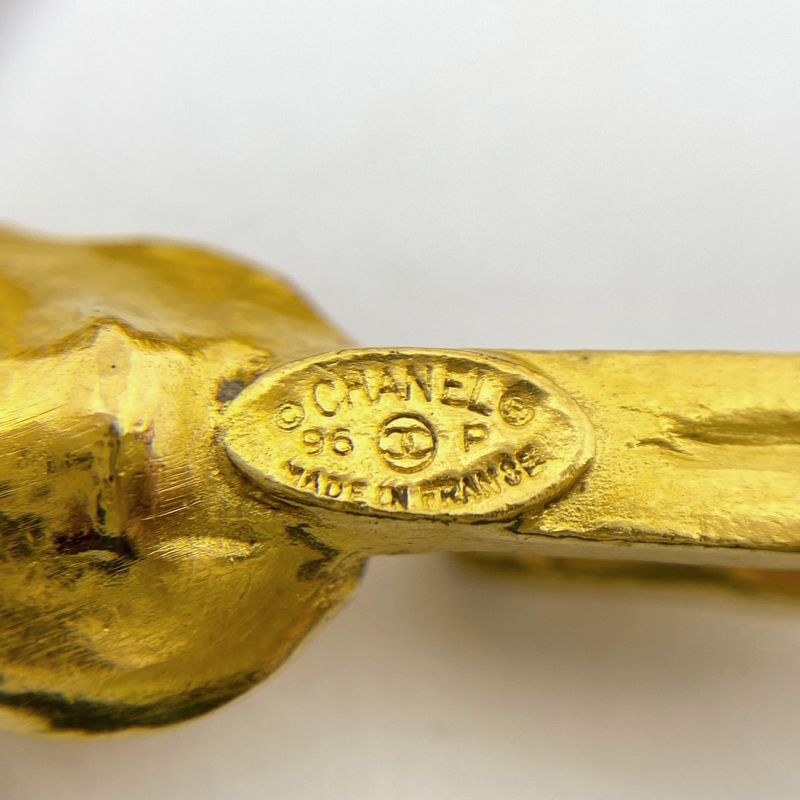 Chanel Coco Mark Loupe Necklace Long Necklace GP Gold Ladies