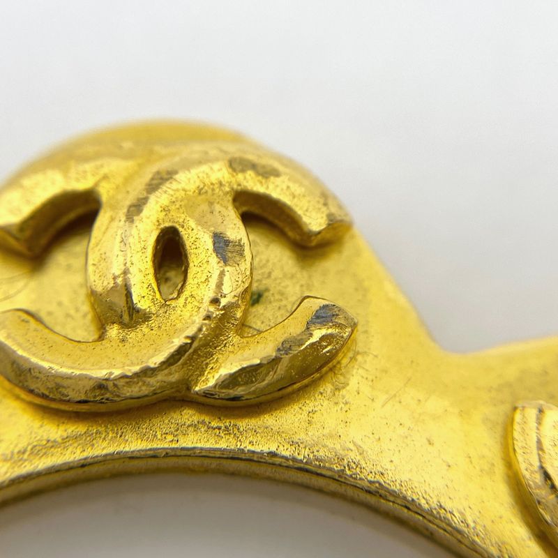 Chanel Coco Mark Loupe Necklace Long Necklace GP Gold Ladies