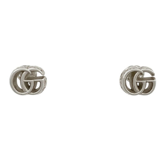 Gucci Double G Earrings 925 Silver Ladies
