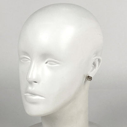 Gucci Double G Earrings 925 Silver Ladies