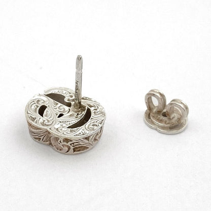 Gucci Double G Earrings 925 Silver Ladies