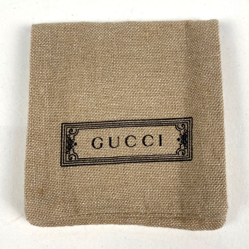 Gucci Double G Earrings 925 Silver Ladies