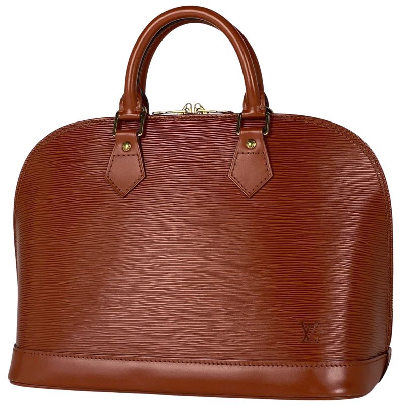 Louis Vuitton Alma Handbag Epi Zipangu Gold M52148 Women