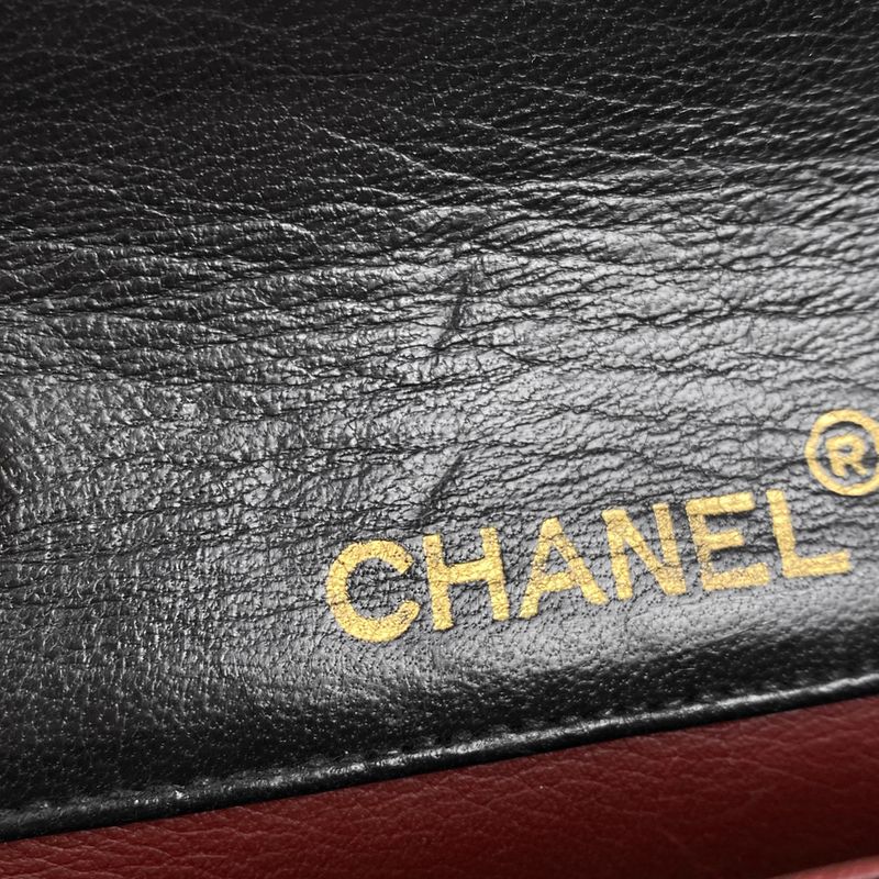 Chanel Coco Mark Chain Shoulder Bag Mini Matelasse Shoulder Bag Leather Black