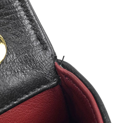 Chanel Coco Mark Chain Shoulder Bag Mini Matelasse Shoulder Bag Leather Black