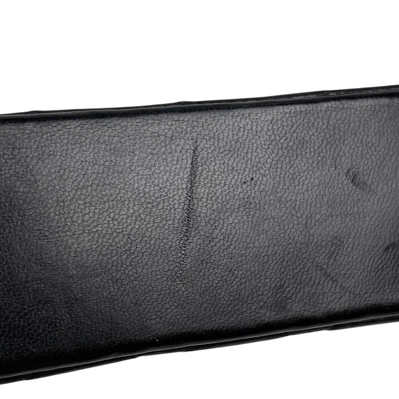 Chanel Coco Mark Chain Shoulder Bag Mini Matelasse Shoulder Bag Leather Black