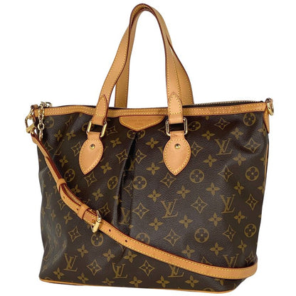 Louis Vuitton Palermo PM Shoulder Bag 2way Shoulder Handbag Monogram Brown