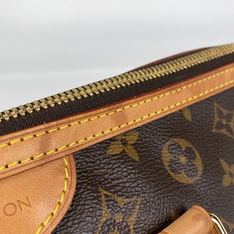 Louis Vuitton Palermo PM Shoulder Bag 2way Shoulder Handbag Monogram Brown