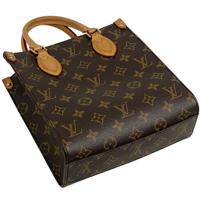 Louis Vuitton Sac Pla BB 2way Shoulder Bag Handbag Monogram Brown M46265 Women