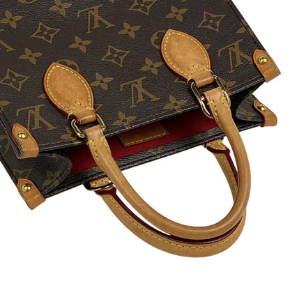 Louis Vuitton Sac Pla BB 2way Shoulder Bag Handbag Monogram Brown M46265 Women