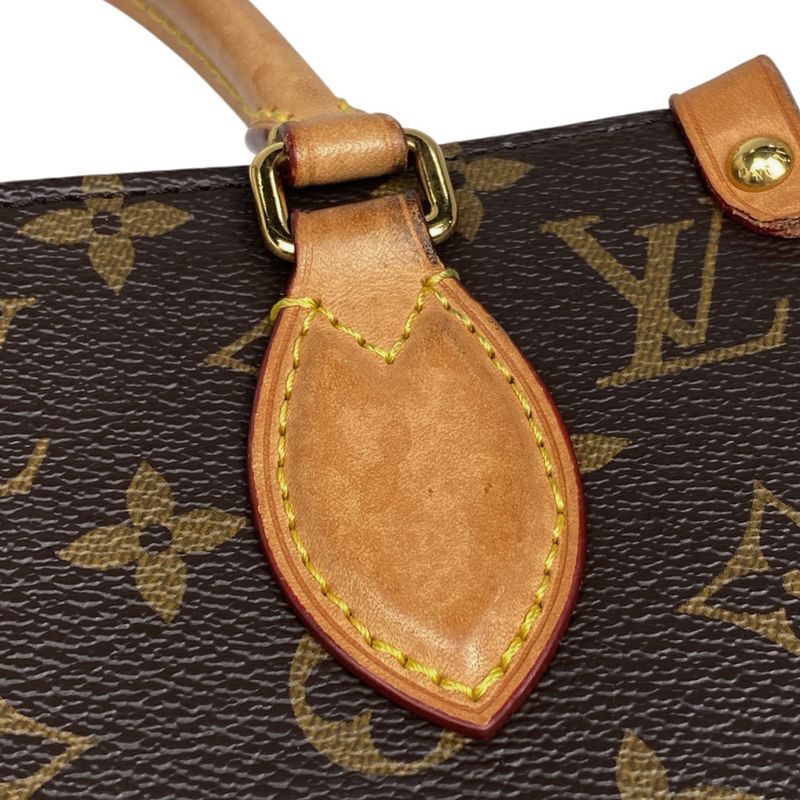 Louis Vuitton Sac Pla BB 2way Shoulder Bag Handbag Monogram Brown M46265 Women