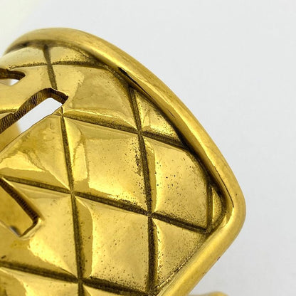 Chanel Logo Bangle Matelasse Bangle GP Gold Ladies