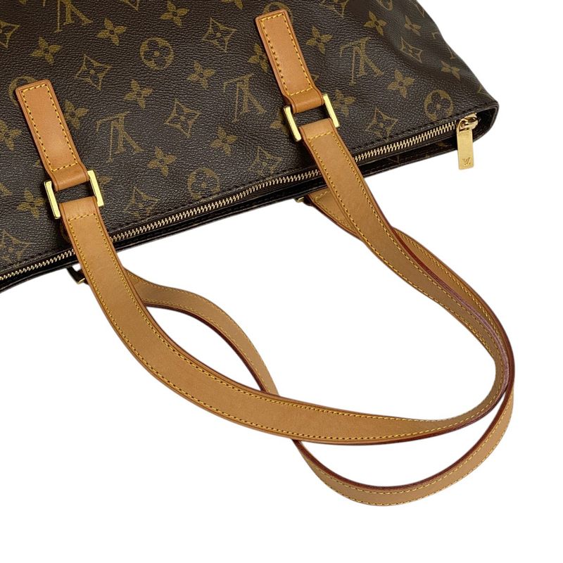 Louis Vuitton Cabas Mezzo Shoulder Bag Shoulder Tote Monogram Brown M51151 Women