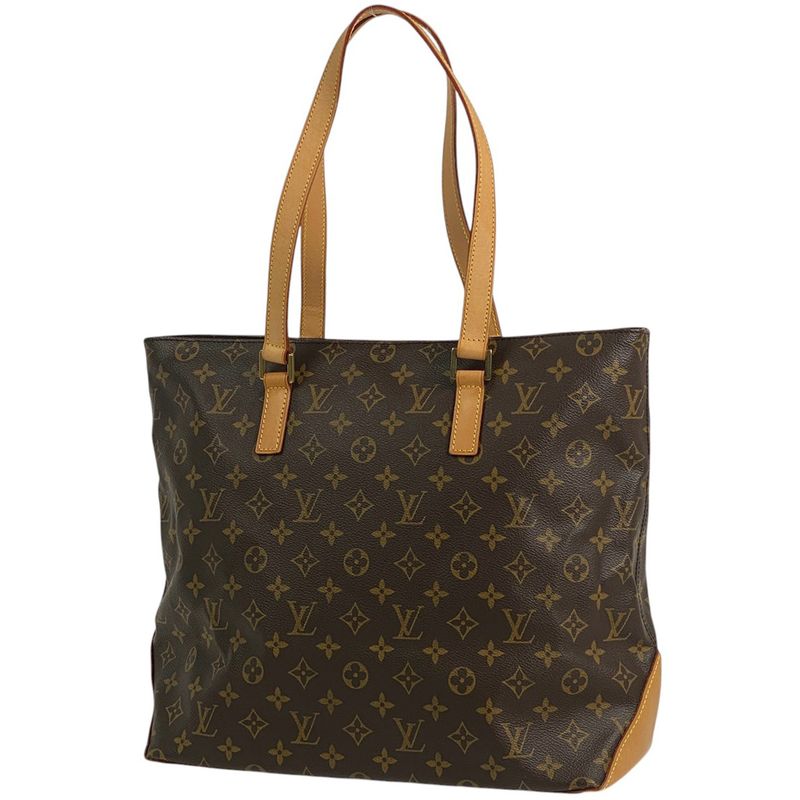 Louis Vuitton Cabas Mezzo Shoulder Bag Shoulder Tote Monogram Brown M51151 Women