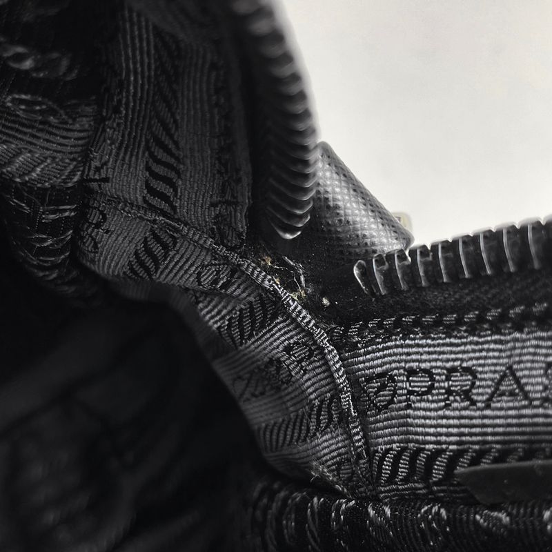 Prada Logo Plate Business Bag Briefcase 2way Shoulder Bag Business Bag Nylon