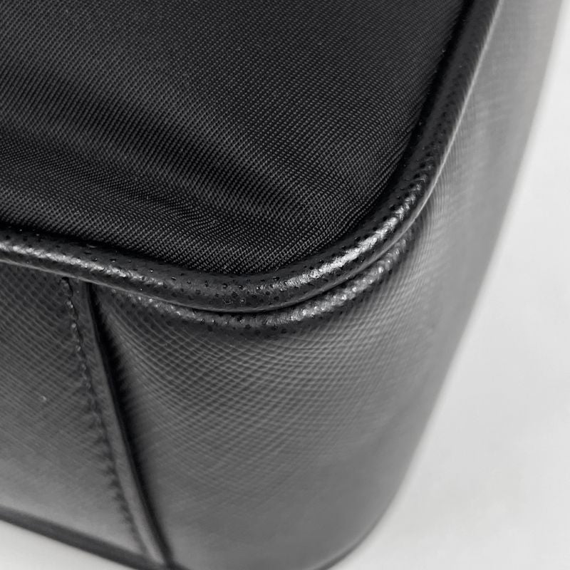 Prada Logo Plate Business Bag Briefcase 2way Shoulder Bag Business Bag Nylon