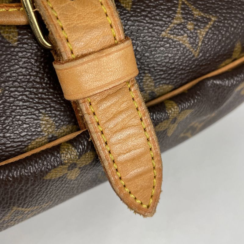 Louis Vuitton Saumur 30 Crossbody Shoulder Bag Monogram Brown M42256 Women
