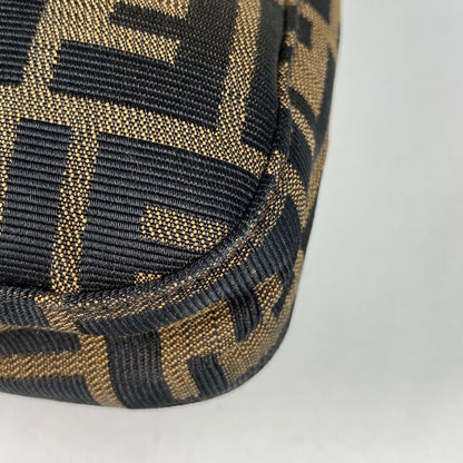 Fendi Zucca Pattern Shoulder Bag One Shoulder Bag Canvas Brown Women