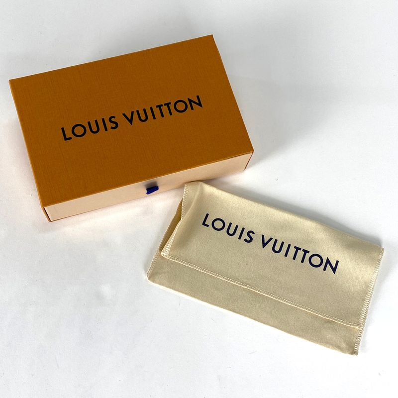 Louis Vuitton Zippy Wallet LV Knight Metallic Long Wallet Epi Silver M82794