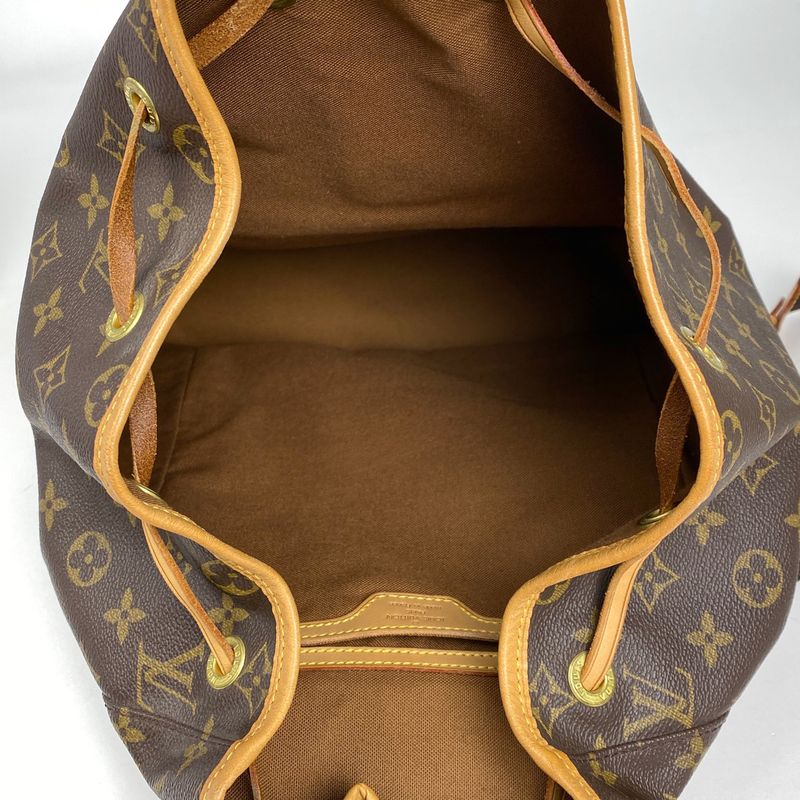 Louis Vuitton Montsouris GM Backpack Daypack Backpack Monogram Brown M51135