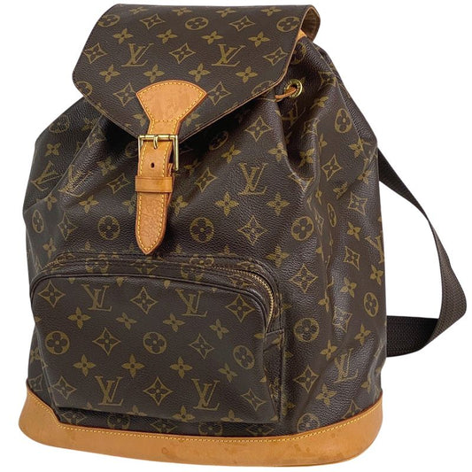 Louis Vuitton Montsouris GM Backpack Daypack Backpack Monogram Brown M51135