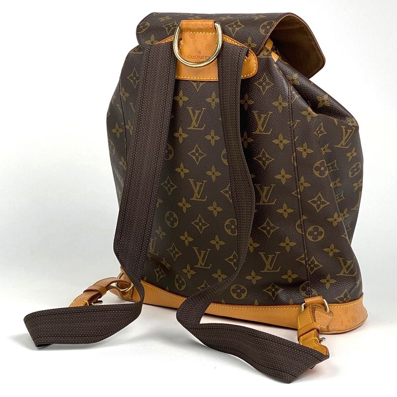 Louis Vuitton Montsouris GM Backpack Daypack Backpack Monogram Brown M51135