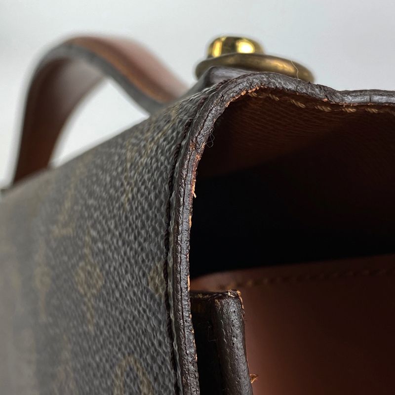 Louis Vuitton Monceau 28 Shoulder Bag 2way Handbag Monogram Brown M51185 Women