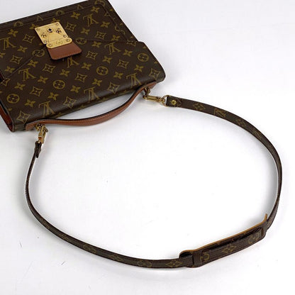 Louis Vuitton Monceau 28 Shoulder Bag 2way Handbag Monogram Brown M51185 Women