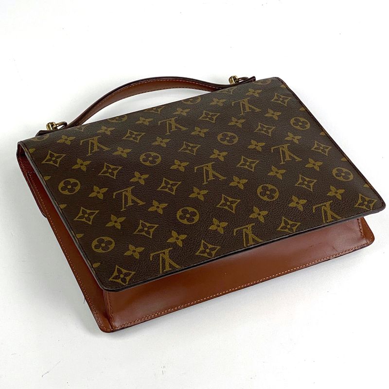 Louis Vuitton Monceau 28 Shoulder Bag 2way Handbag Monogram Brown M51185 Women