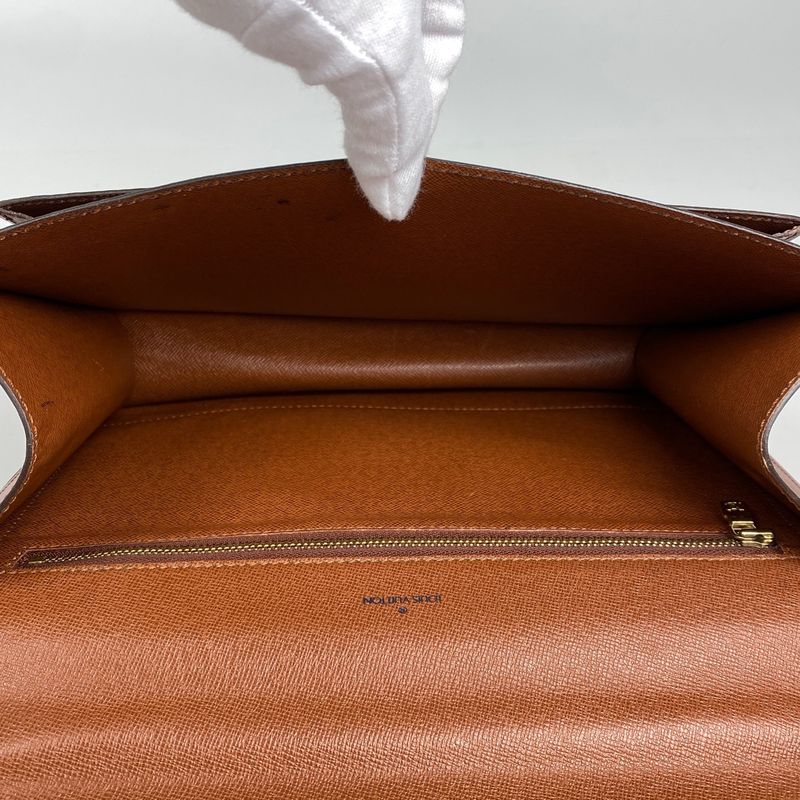 Louis Vuitton Monceau 28 Shoulder Bag 2way Handbag Monogram Brown M51185 Women