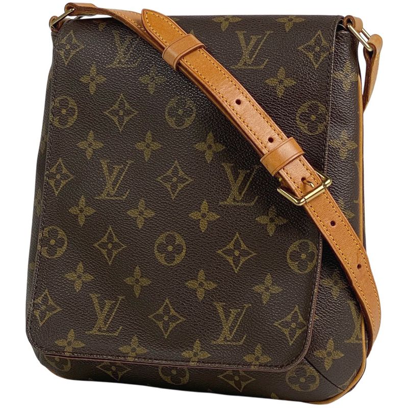 Louis Vuitton Musette Salsa Short Shoulder Bag Monogram Brown M51258 Women