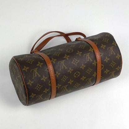 Louis Vuitton Papillon 30 Barrel Bag Tube Shape Old Shape Handbag Monogram